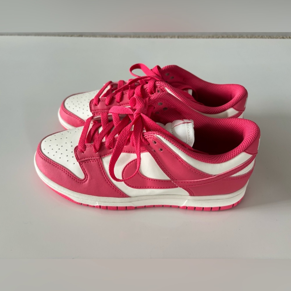 Nike Vibrant Pink and White Sneakers